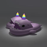 Roomtery Glow in Dark Shark Slides, view 2