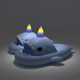 Roomtery Glow in Dark Shark Slides, view 4