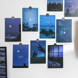 Roomtery Glowing Night Sky Wall Collage Postcards, view 5