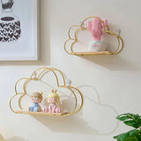 Roomtery Gold Frame Cloud Shaped Wall Shelf, view 3
