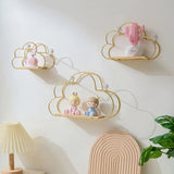 Roomtery Gold Frame Cloud Shaped Wall Shelf, view 5