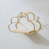 Roomtery Gold Frame Cloud Shaped Wall Shelf, view 6
