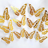 Roomtery Golden Butterfly Wall Stickers, view 5