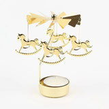 Roomtery Golden Carousel Candle Holder, view 3