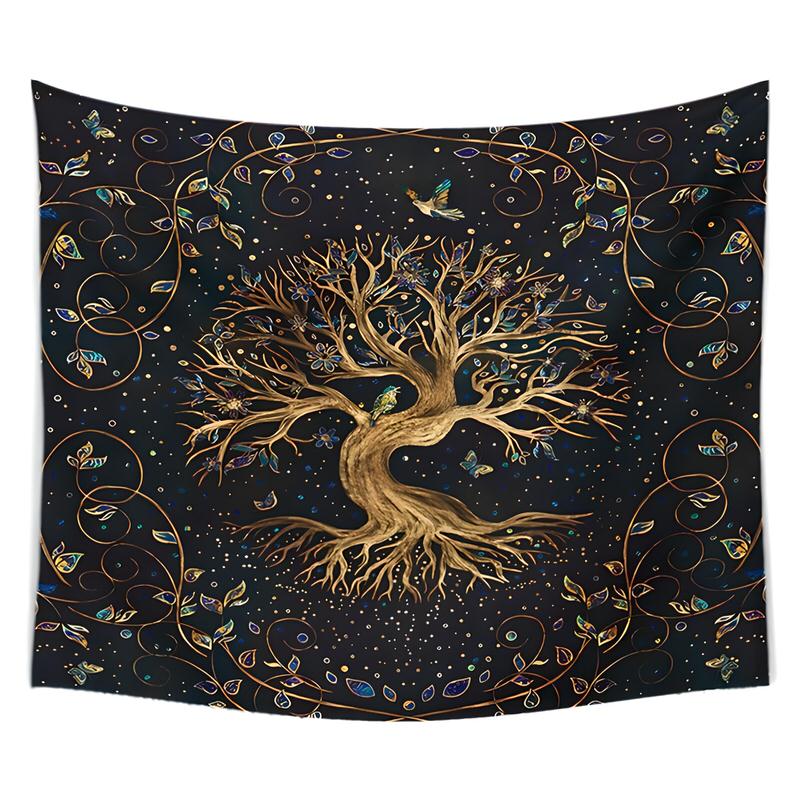 Roomtery Golden Tree of Life Tapestry