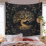 Roomtery Golden Tree of Life Tapestry, view 2
