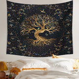 Roomtery Golden Tree of Life Tapestry, view 3