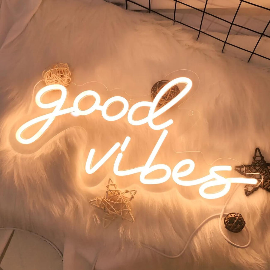 Roomtery Good Vibes Wall Neon Sign