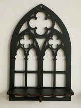Roomtery Gothic Arch Wooden Wall Shelf Set, view 5