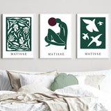 Roomtery Green Art Mix Canvas Posters, view 3