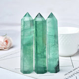 Roomtery Green Fluorite Crystal Tower, view 4