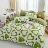Roomtery Green Hearts Bedding Set, view 3