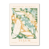 Roomtery Green Leaves Herbarium Canvas Posters, view 6