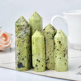Roomtery Green Serpentine Crystal Tower, view 4