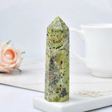Roomtery Green Serpentine Crystal Tower, view 5
