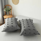 Roomtery Grey Pom Pom Bedding Set, view 4