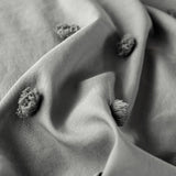 Roomtery Grey Pom Pom Bedding Set, view 6
