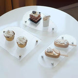 Roomtery Grooved Acrylic Decorative Tray, view 4