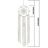 Roomtery Guiding Star Macrame Dreamcatcher, view 4