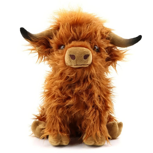 Roomtery Hairy Highland Cow Plush Toy