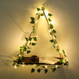 Roomtery Hanging Shelf with Artificial Ivy LED-Strip Light, view 2