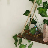 Roomtery Hanging Shelf with Artificial Ivy LED-Strip Light, view 4