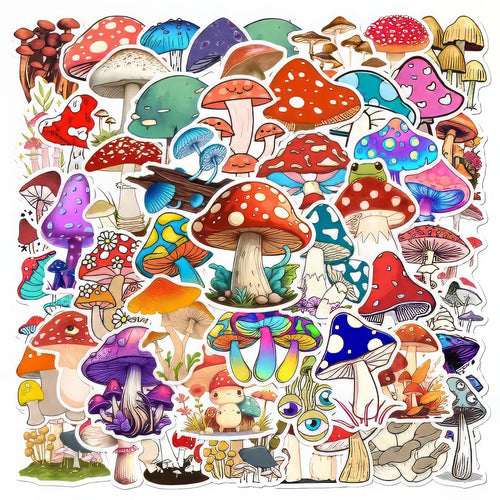 Roomtery Happy Forest Mushrooms Sticker Pack