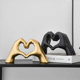 Roomtery Heart Shaped Hands Desk Decor, view 4