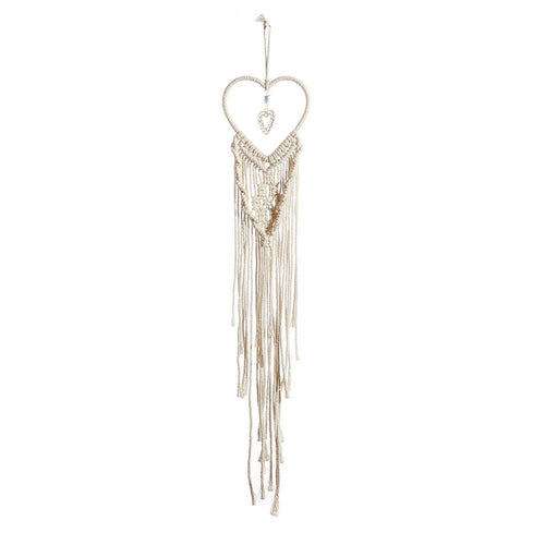 Roomtery Heart Shaped Macrame Wall Hanging