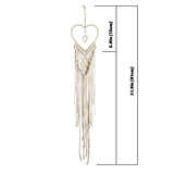 Roomtery Heart Shaped Macrame Wall Hanging, view 4