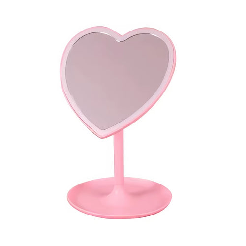 Roomtery Heart Shaped Vanity Mirror With Lights