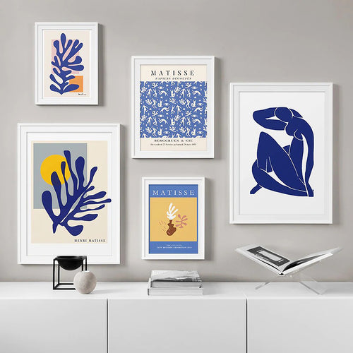 Roomtery Henri Matisse Blue Prints Posters