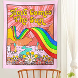 Roomtery Here Comes The Sun Tapestry, view 2