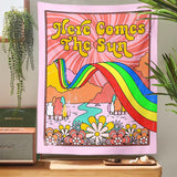 Roomtery Here Comes The Sun Tapestry, view 3