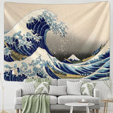 Roomtery Hokusai Kanagawa Wave Tapestry, view 2