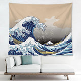 Roomtery Hokusai Kanagawa Wave Tapestry, view 3