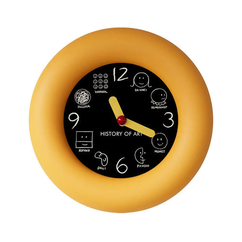 Roomtery History of Art Minimalist Round Wall Clock