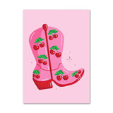 Roomtery Hot Pink Girly Canvas Posters, view 5