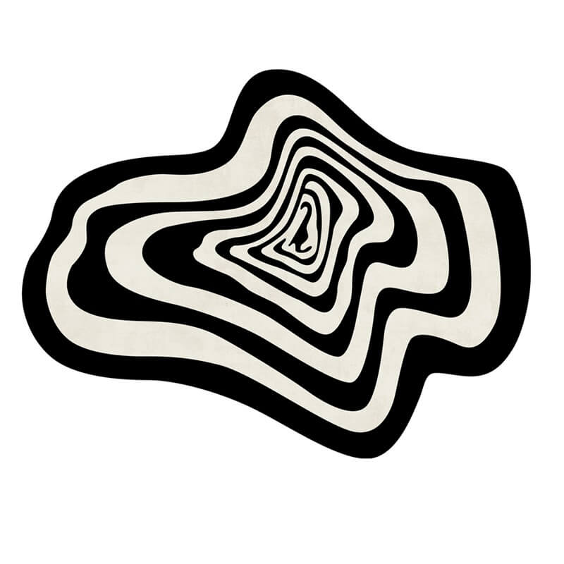 Roomtery Hypno Blob Accent Rug