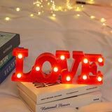 Roomtery Illuminated Rustic "Love" Decor Sign, view 2