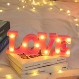 Roomtery Illuminated Rustic "Love" Decor Sign, view 3