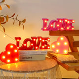 Roomtery Illuminated Rustic "Love" Decor Sign, view 5