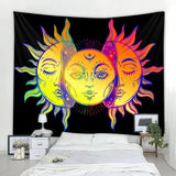 Roomtery Indian Moon out of Sun Tapestry, view 5