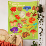 Roomtery Indie Fungus Mushrooms Tapestry, view 2