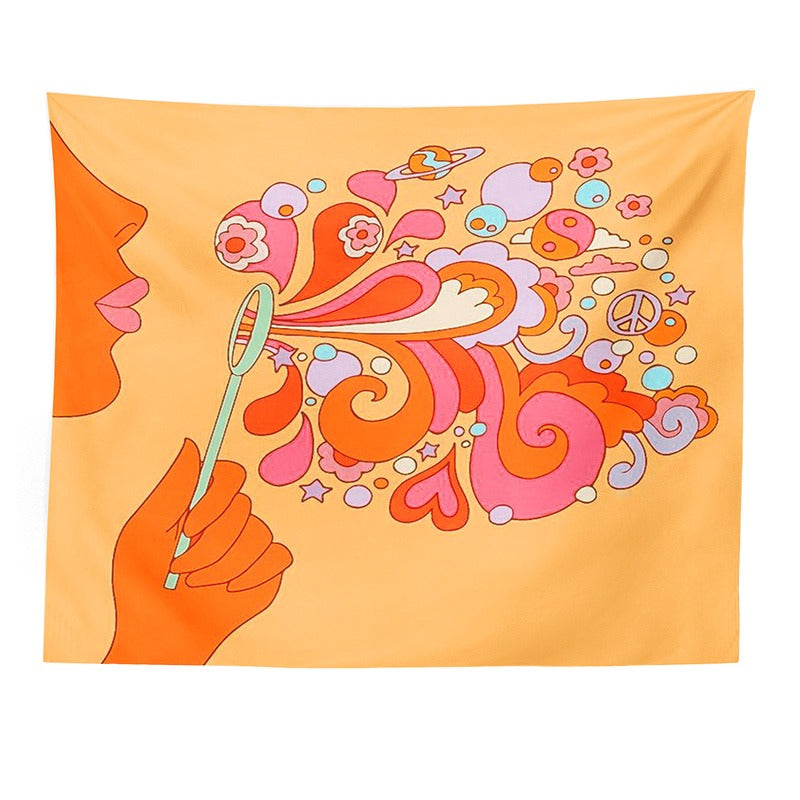 Roomtery Indie World Soap Bubbles Tapestry