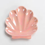 Roomtery Iridescent Ceramic Seashell Jewelry Tray, view 6