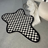 Roomtery Irregular Blob Checkered Accent Rug, view 6