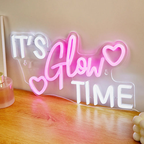 Roomtery It’s Glow Time LED Neon Wall Sign