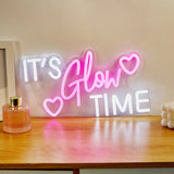 Roomtery It’s Glow Time LED Neon Wall Sign, view 2