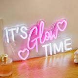 Roomtery It’s Glow Time LED Neon Wall Sign, view 4
